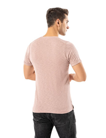 Şahinler - LJUNG Erkek T-Shirt TML284001-BPINK (1)