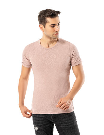 Şahinler - LJUNG Erkek T-Shirt TML284001-BPINK Şahinler - LJUNG Erkek T-Shirt TML284001-BPINK