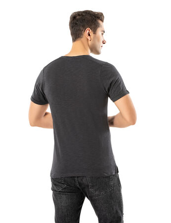 Şahinler - LJUNG Erkek T-Shirt TML284001-DAGREY (1)