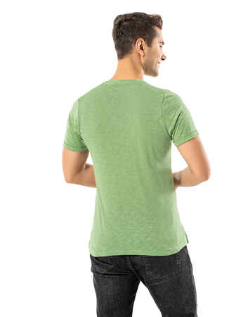 LJUNG Erkek T-Shirt TML284001-GGREEN - Thumbnail