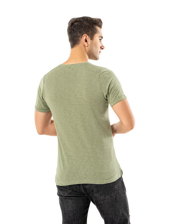 Şahinler - LJUNG Erkek T-Shirt TML284001-HERBGREEN (1)