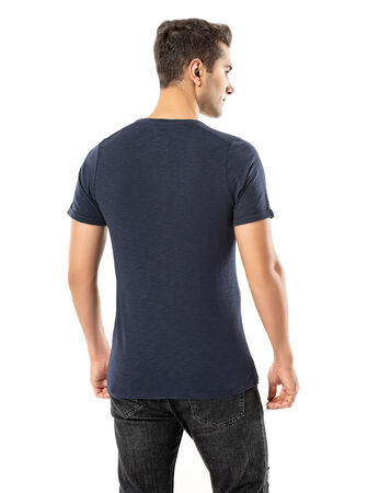 Şahinler - LJUNG Erkek T-Shirt TML284001-NAVY (1)