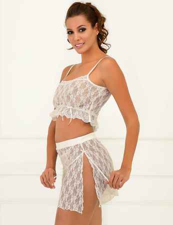 Mel Bee Fancy Nightgown Set MB4022-EC - Thumbnail