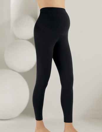 Mel Bee Maternity Leggings Black MB4501 - Thumbnail