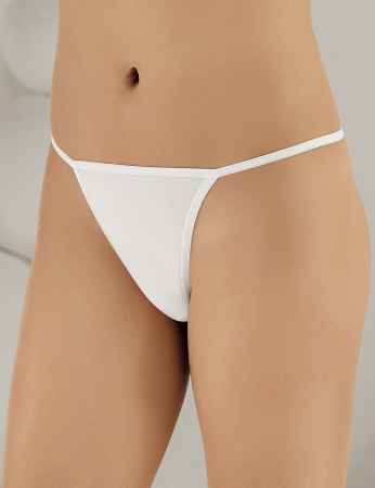 Mel Bee String Pantie White MB3044 - Thumbnail