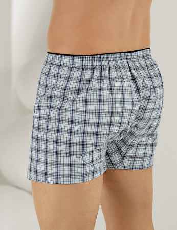 Sahiler Men Boxer Plaid Patterned ME090 - Thumbnail