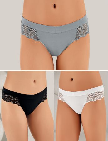 Şahinler - Şahinler 6 Lı Paket Kadın Tanga MB3088