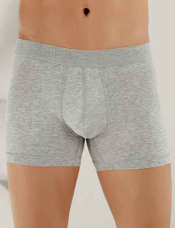 Şahinler - 6 LI Paket Şahinler Likralı Boxer Gri ME031