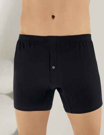 Şahinler 6-Pack Cotton Man Boxer Black ME010 - Thumbnail