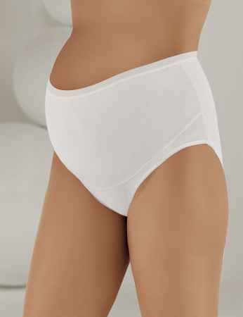 Sahinler 6-Pack Maternity Brief Lycra Supreme High Waist White MB142 - Thumbnail