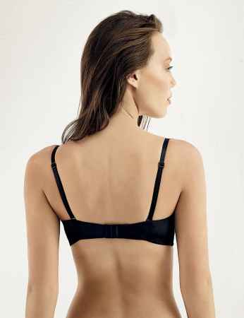 Şahinler - Sahinler Bade Underwire Non Push-up Bra Black M9350 (1)