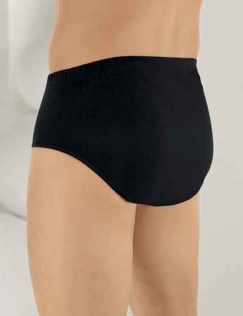 Şahinler - Sahinler Baumwoll-Slip für Herren Schwarz ME009 (1)