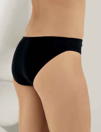 Sahinler Binding Brief Rib Black MB023 - Thumbnail