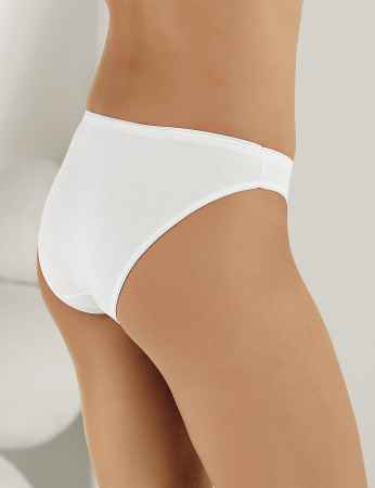 Şahinler - Sahinler Binding Brief Waist & Hem Satin White MB262 (1)