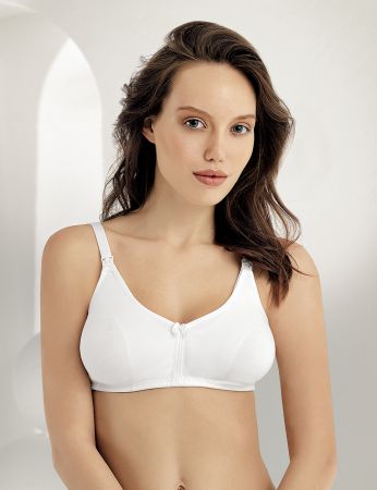 Şahinler - Sahinler Breastfeeding Bra White M8150 (1)