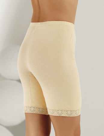 Şahinler - Sahinler gerippte Leggins mit Spitze Cremefarben MB005 (1)