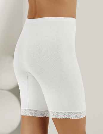 Şahinler - Sahinler gerippte Leggins mit Spitze weiß MB005 (1)