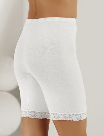 Şahinler - Sahinler gerippte Leggins mit Spitze weiß MB005 (1)