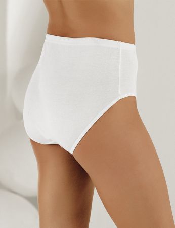 Şahinler - Sahinler gerippter Damen-Slip weiß MB008 (1)