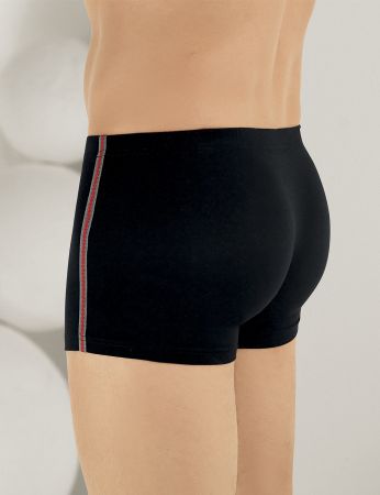 Şahinler - Sahinler Herren Lycra Modal Boxer-Short Schwarz ME124 (1)
