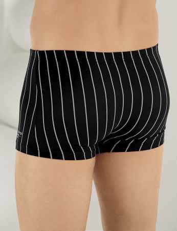 Sahinler Herren Modal Boxer-Short Schwarz ME122 - Thumbnail