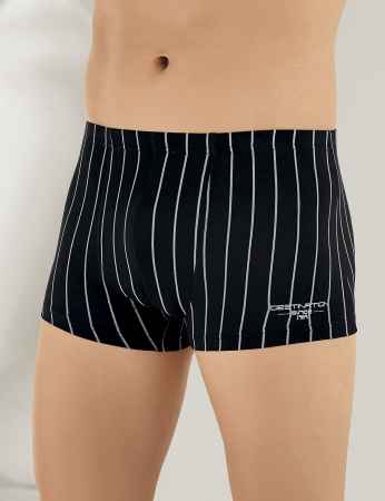 Sahinler Herren Modal Boxer-Short Schwarz ME122 - Thumbnail