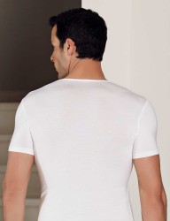Şahinler - Sahinler Herren Modal Unterhemd Weiß ME119 (1)