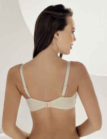 Sahinler Lace Minimiser Bra Nude M8050 - Thumbnail