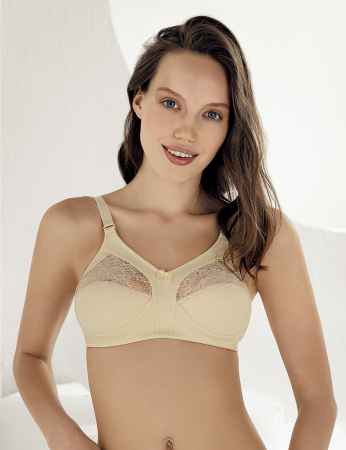 Sahinler Lace Minimiser Bra Nude M8050 - Thumbnail