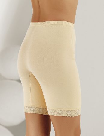 Şahinler - Sahinler Lace Rib Leggings Cream MB005 (1)