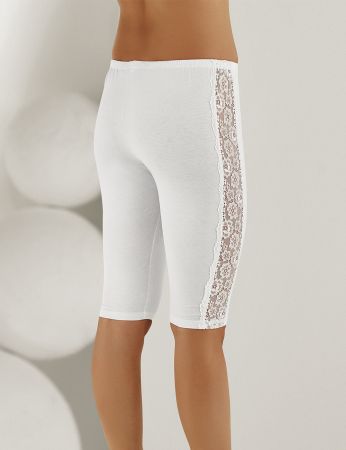 Şahinler - Sahinler Lace Side Leggings White MB890 (1)