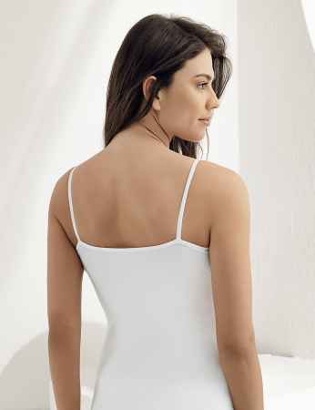 Şahinler - Sahinler Lace Singlet Top Strap Body White MB1014 (1)