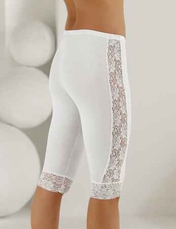 Şahinler - Sahinler Leggings Lace Side & Cuff White MB878 (1)