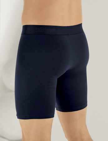 Sahinler Long Boxer Navy Blue ME114 - Thumbnail