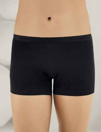 Sahinler Lycra Boxer-Short schwarz MB3022 - Thumbnail