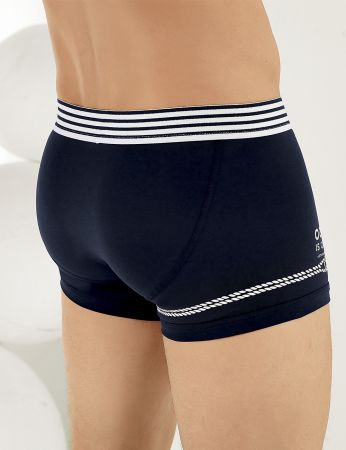 Şahinler - Sahinler Lycra Boxer-Shorts mit Flügel-Aufdruck Marineblau ME111 (1)