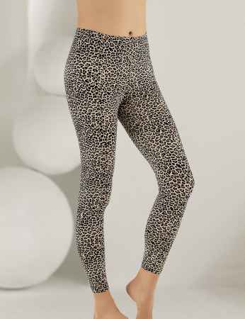 Sahinler Lycra Supreme Leggins lang mit Muster MB301 - Thumbnail