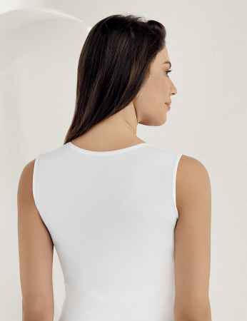 Şahinler - Sahinler Lycra Tank Top Sleeveless White MB486 (1)