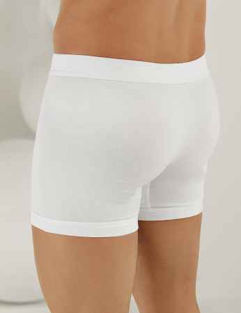 Şahinler - Sahinler Man Lycra Boxer Pouched White ME031 (1)