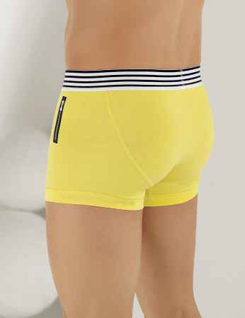 Şahinler - Sahinler Men Lycra Boxer ATH Printed Yellow ME113 (1)