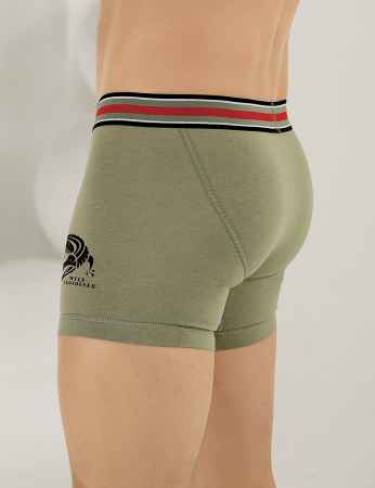 Şahinler - Sahinler Men Lycra Boxer Printed Khaki ME110 (1)