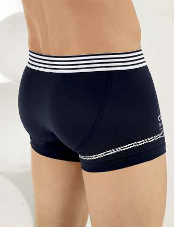 Şahinler - Sahinler Men Lycra Boxer Wing Printed Dark Blue ME111 (1)