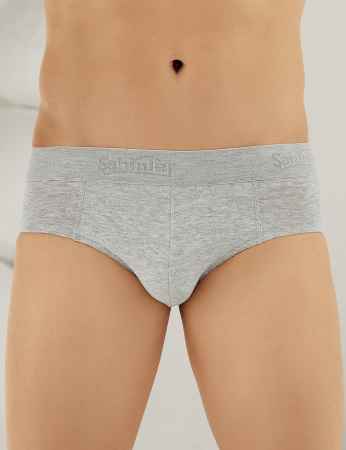 Sahinler Men Lycra Slip Supreme Grey ME063 - Thumbnail