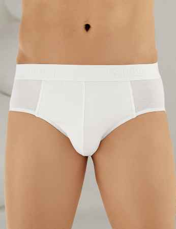 Sahinler Men Supreme Lycra White ME063 - Thumbnail