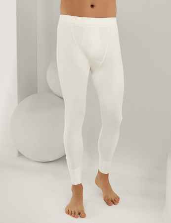 Sahinler Men Thermal Underwear Long Cream ME092 - Thumbnail