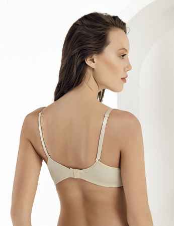 Sahinler Non Push-up Bra with Nude M9000 - Thumbnail