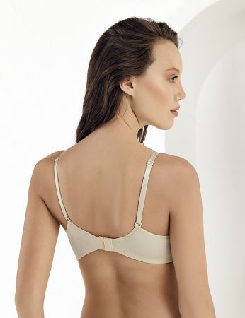 Şahinler - Sahinler Non Push-up Bra with Nude M9000 (1)