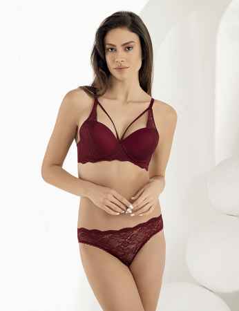 Sahinler Push-up Bra & Brief Set MB12600-D-SR - Thumbnail