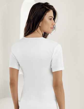 Şahinler - Sahinler Rib Singlet Crew Neck Short Sleeve White MB010 (1)