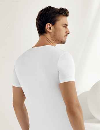 Şahinler - Sahinler Supreme Lycra Singlet Short Sleeve White ME068 (1)